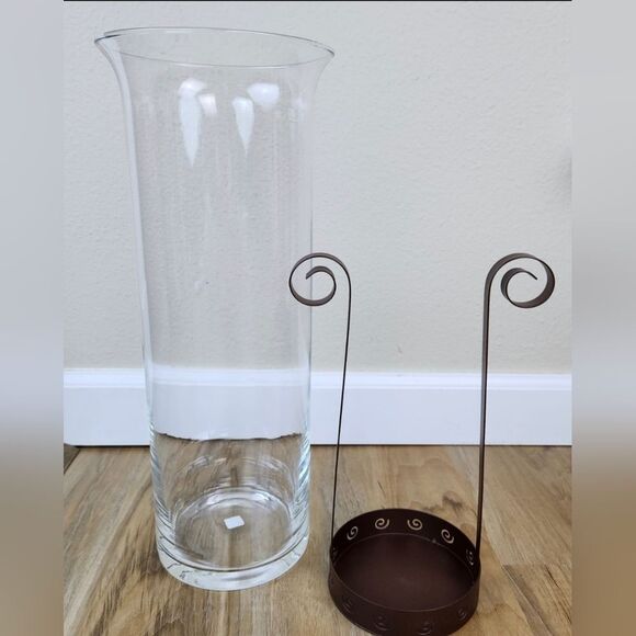 🩵PartyLite Sunesta Large 15" Glass Hurricane - Picture 4 of 14